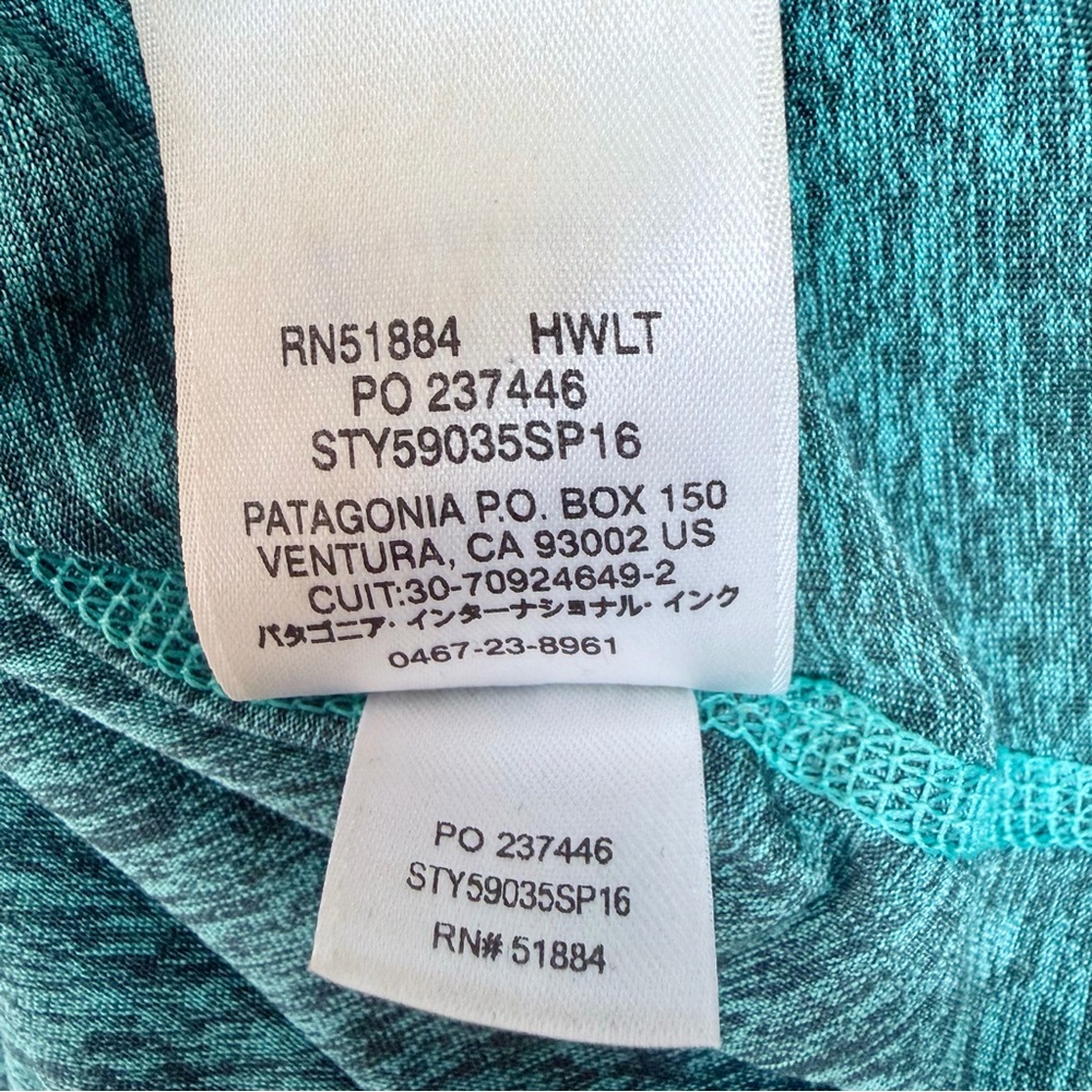 Patagonia Seabrook Dress Womens M Teal UPF 50 Travel Athleisure Sleeveless - Picture 9 of 10